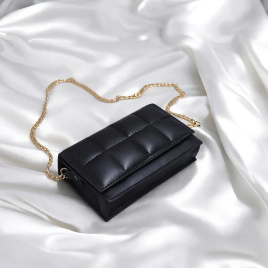 Luxury style black purse