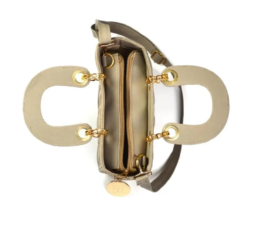 Princess beige purse