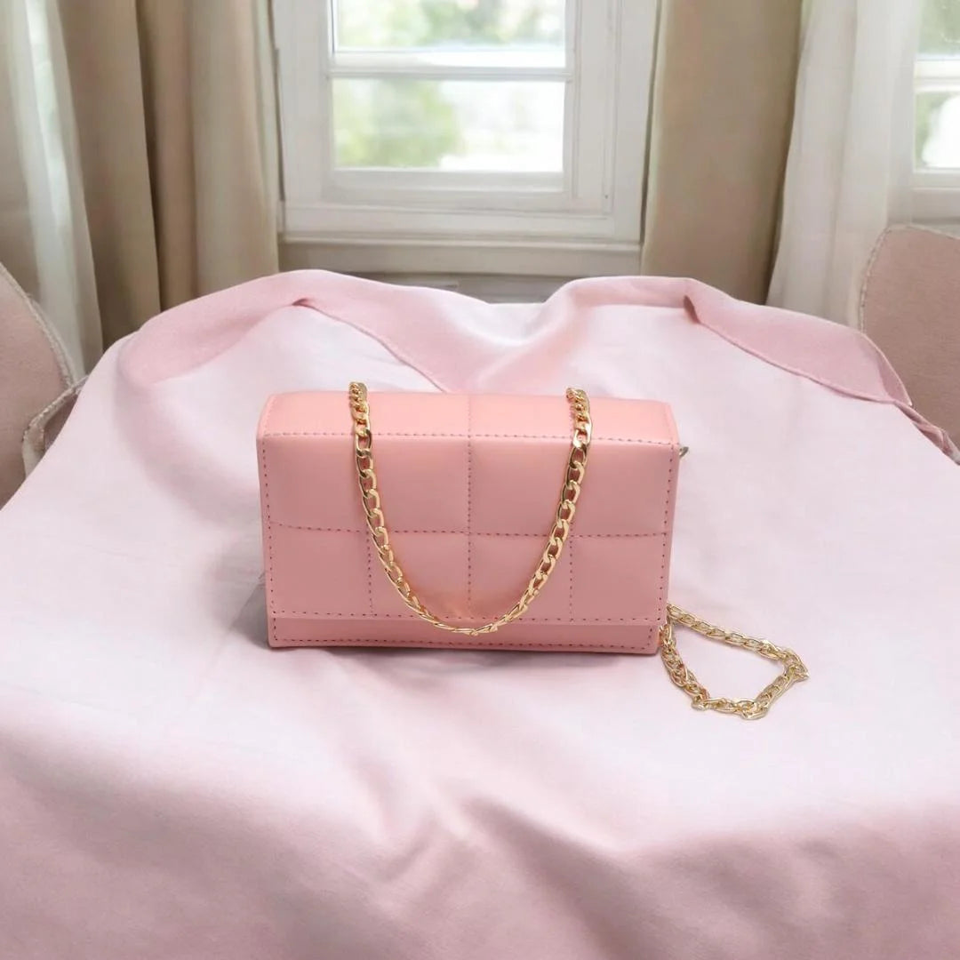 Luxury style pink purse