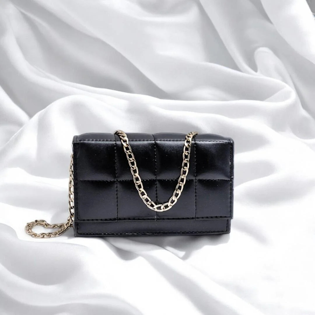 Luxury style black purse