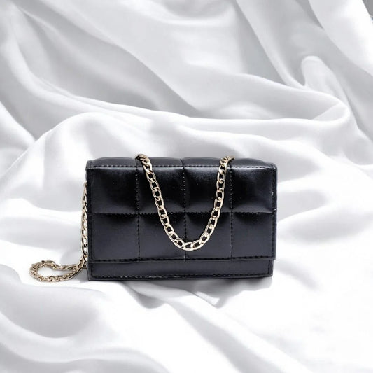 Luxury style black purse