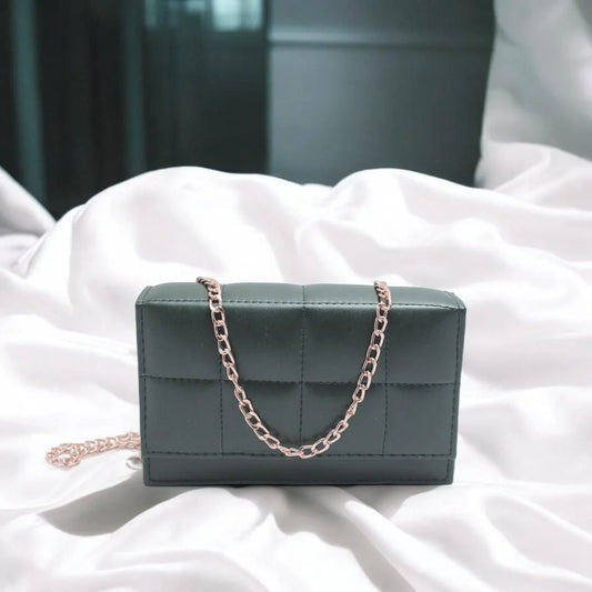 Luxury style green purse